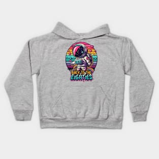 Back to the Eighties Forever 80s Girl Throwback Vintage - Retro Eighties Girl Pop Culture Kids Hoodie